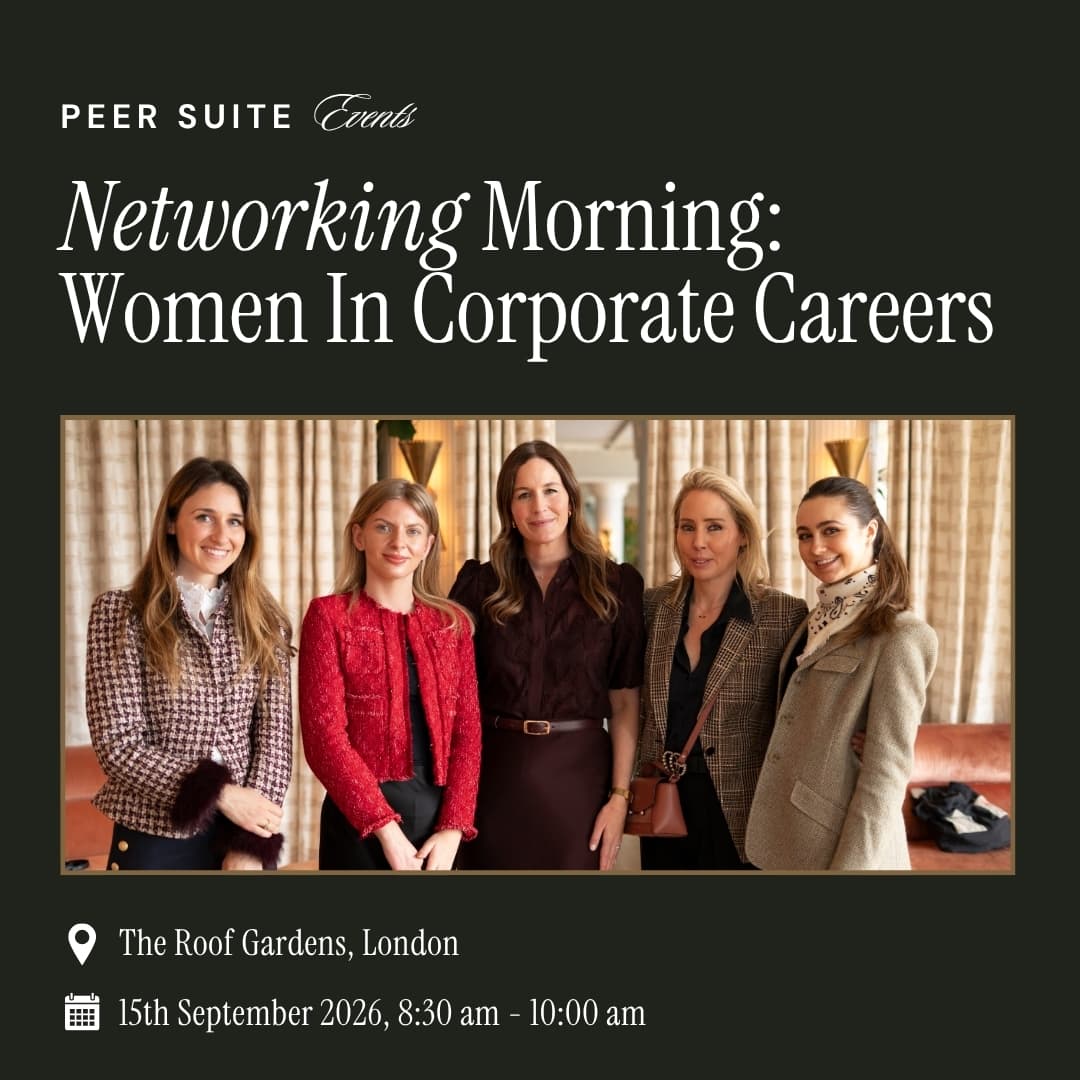 Peer Suite | Women's Networking Morning