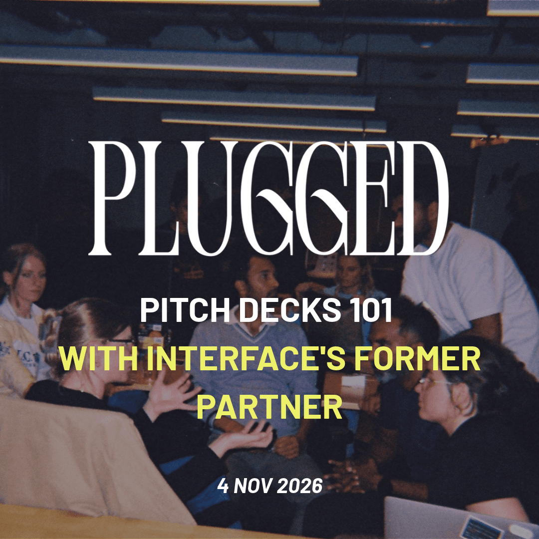 Pitch Decks 101 with Former Partner @ Interface