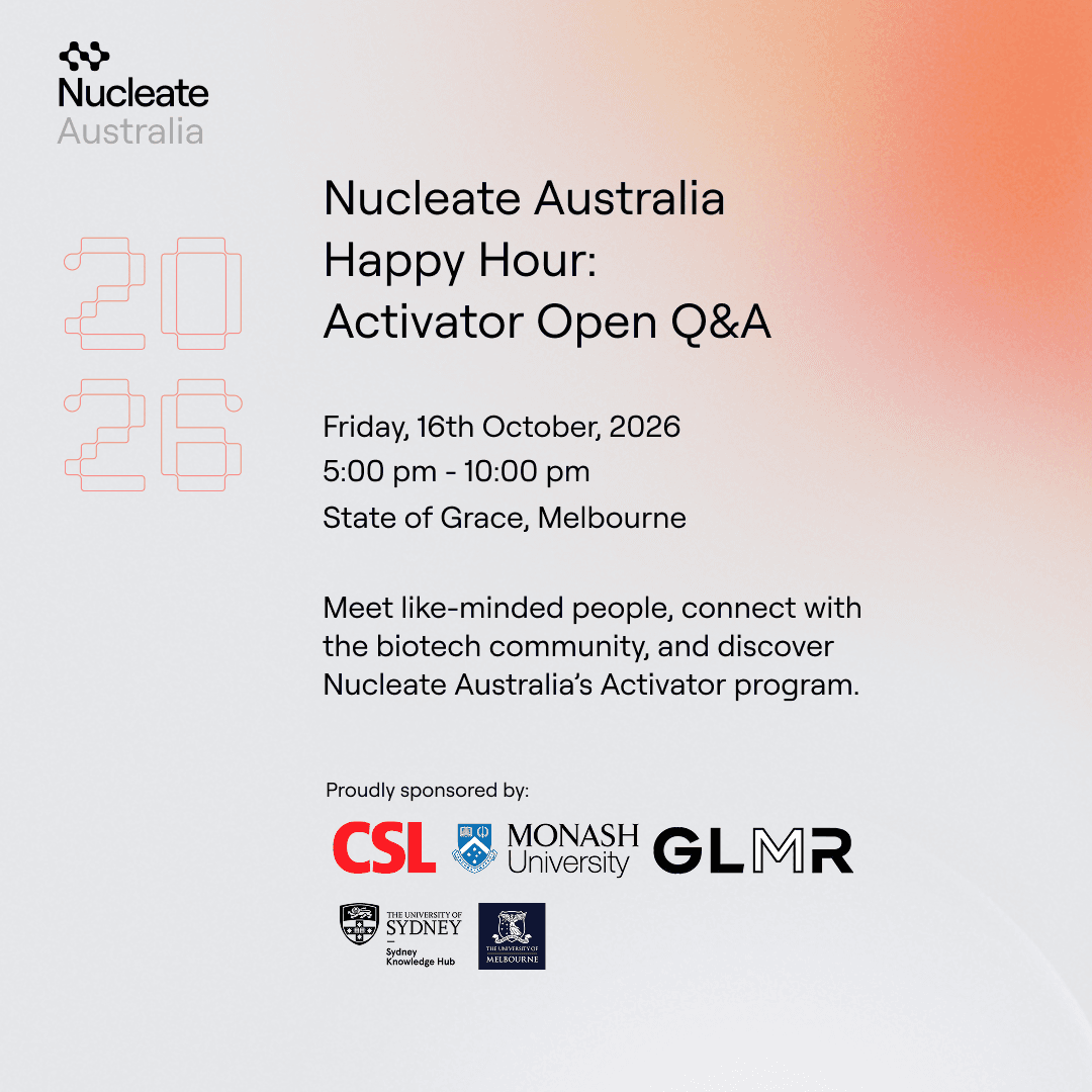 Nucleate Australia Happy Hour: Activator Open Q&A