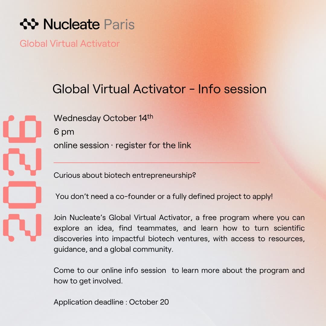 Nucleate Paris - Global Virtual Activator Info Session