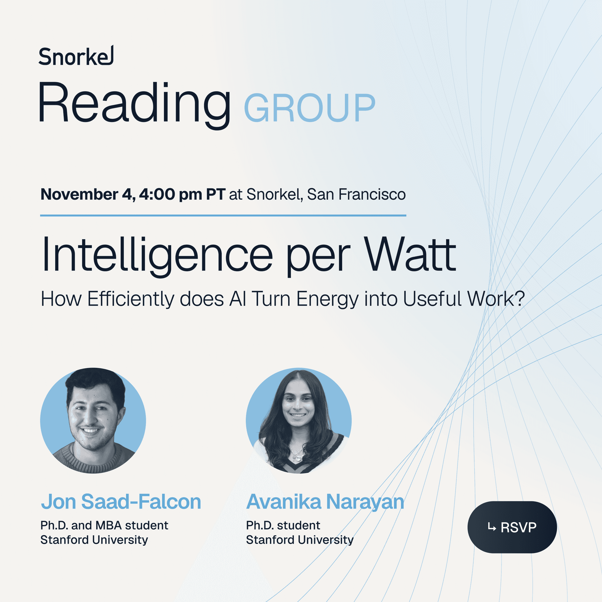Reading Group (+🧋): How Efficiently does AI Turn Energy into Useful Work?