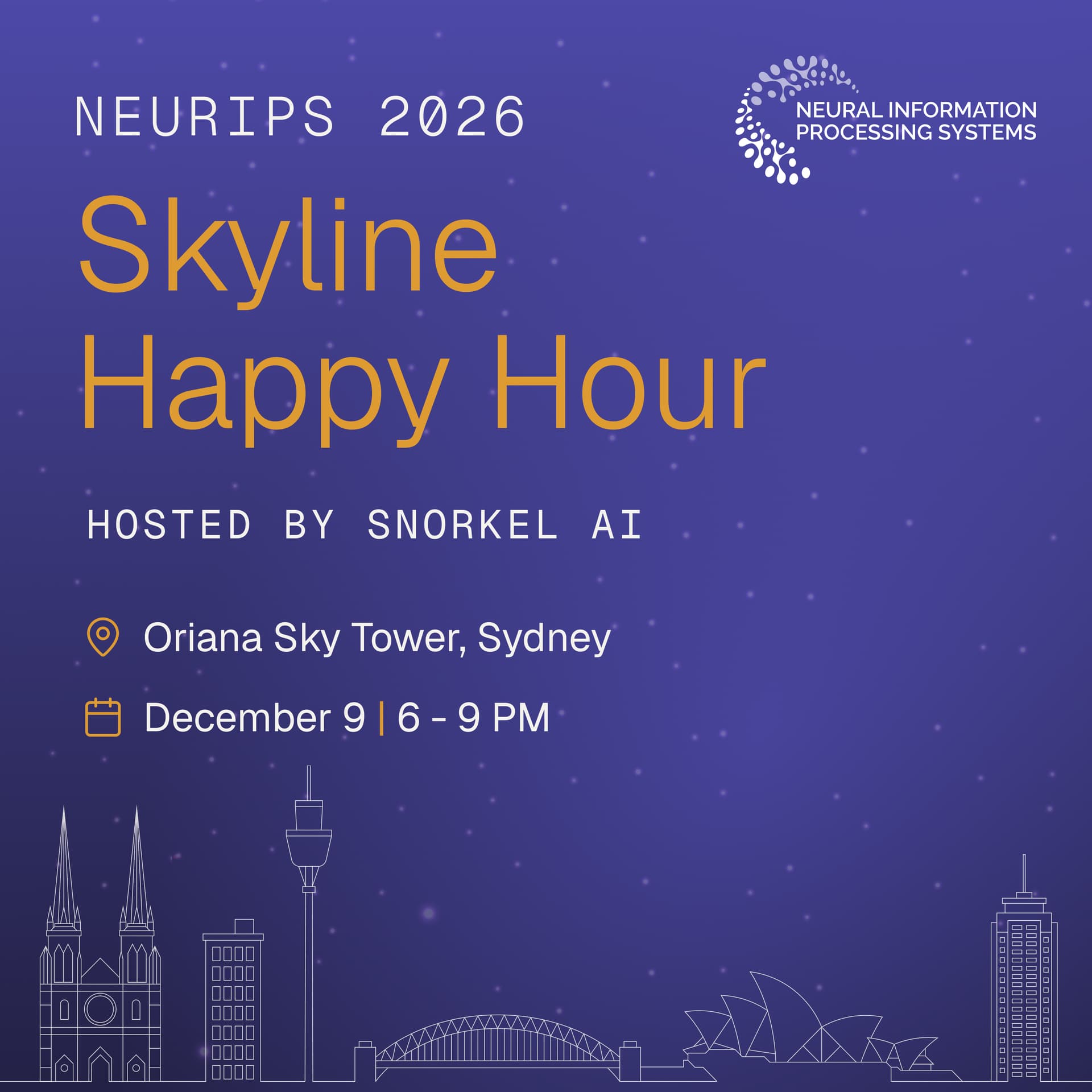 NeurIPS Skyline Happy Hour