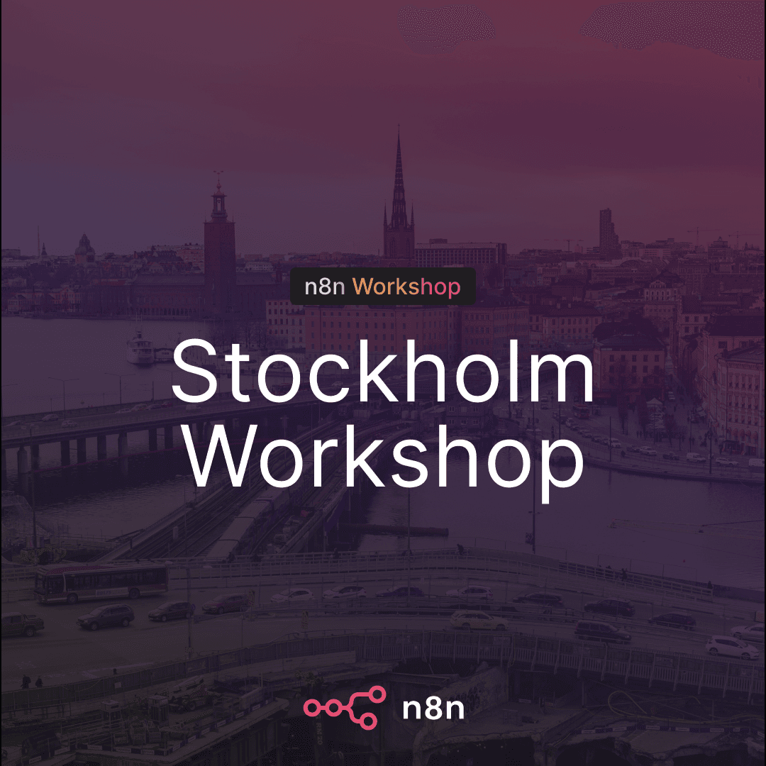 n8n Workshop Stockholm - Build a Voice Agent in n8n: Hands-On Workshop